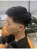 メンズカット+アイロンパーマ+シェービング ¥12000