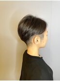 20代30代大人ショートボブx小顔ウルフカット丸みショート