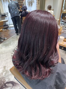 アヴァンスアンス 広島袋町店(AVANCE.ens) レッドバイオレッドカラー