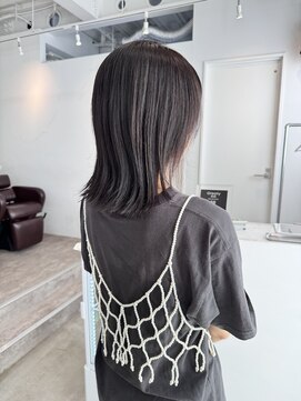 ロカ 表参道(loka) ボブウルフ/グレージュ[表参道/ブリーチ/ハイライト]Mai