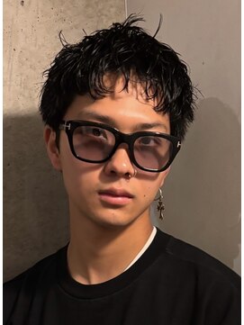 ヘアカロン 熊本本店(Hair CALON) ピンパーマ大人ベリショメンズショートメンズカット熊本下通