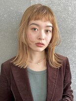 ロンドアンメゾン 原宿(Lond un Maison.)&nbsp;ボブ/顔周り/姫カット+ブリーチ◎ハイトーンカラー[原宿]