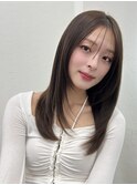 ミディアム/レイヤー/顔まわり/ワンカール/韓国風レイヤー