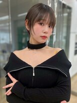 ユーフォリア 渋谷グランデ(Euphoria SHIBUYA GRANDE)&nbsp;ショート　ショコラブラウン　透明感カラー　イルミナカラー