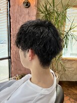 ロッソバイアルター 鎌取(ROSSO by aL-ter)&nbsp;スパイキーショート/ブルーブラック/フェザーパーマ/鎌取/増田