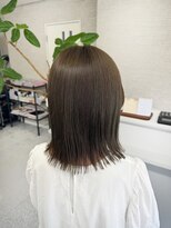 グランツ(hair design Granz) ブリーチなしオリーブカラー