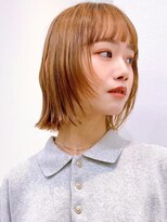 セイドット オモテサンドウ(Say. omotesando) Say.外ハネボブブリーチハイトーンミルクティーベージュ表参道