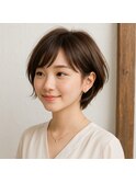 大人可愛いショートボブ　20代 30代 40代 50代 60代　髪質改善