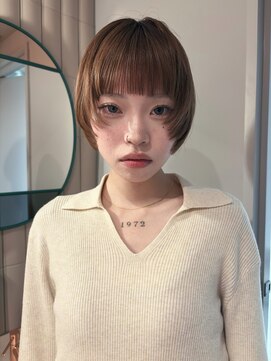 ナヌーク シブヤ(nanuk shibuya) ミニボブ×シアーベージュ