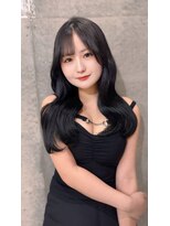 ロンドルピナス 小倉(Lond Lupinus)&nbsp;黒髪カタログ/オリーブグレー/ココアベージュ/小顔に見せるヘア