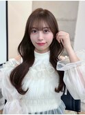 上品韓国ヘアラベンダーグレージュ