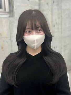 エヌアイ オモテサンドウ(ni omotesando) ★チョコグレージュ★ 地毛風透明感カラー