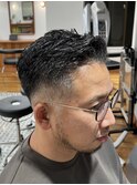 MEN'S HAIR/ビジネスサイドパート/大人メンズ/表参道駅