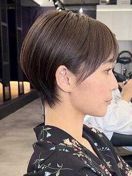 ブレス ヘアデザイン(BLESS hair design) 静岡駅ショートカットショートボブ切りっぱなしボブタッセルボブ