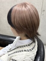 ルノン(LUNON)&nbsp;黒髪クラゲヘアーオリーブグレー小顔ココアベージュ