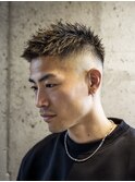 立体感メッシュフェードショート