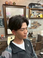 アールズ ヘア(R's hair)&nbsp;MEN’S HAIR/サーフカール/刈り上げセンターパート/印西