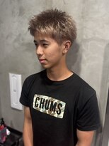 クロム(CHROM)&nbsp;ミルクティーベージュ×スパイキーショート