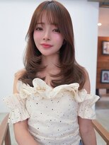 アンジェリカラボ(ANGELICA LABO)&nbsp;ANGELICA レイヤーカット ナチュラルベージュ 髪質改善