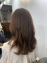 ワンデイ 表参道(oneday) ロングレイヤーヘア×ミルクティーカラー