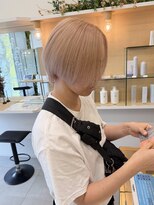 エイトヘアー(8 HAIR) シャンパンゴールド ピンクブロンド ハイトーン