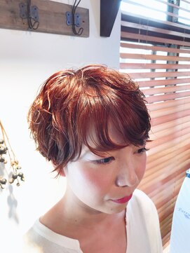 ボスコ 下北沢店(bosco) マッシュパーマ×オレンジカラー《koyama》