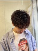 カットで動きを【爽やかパーマ】
