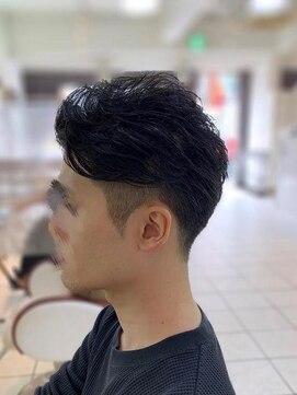 ミューズ 新小岩店(HAIR&NAIL MUSE) オールバックツーブロックショートビジネスカジュアルフレッシュ