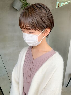 テトヘアー(teto hair) 耳かけショート、マッシュショート、丸みショート、ワイドバング