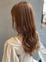 ビューティーヘア ケア 東尾道店(beauty Hair Care) ヴェールカラー×艶感セミロング