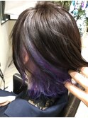 紫陽花風インナーカラー☆