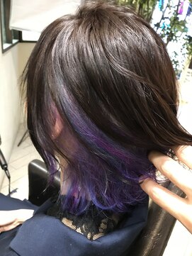 オプティマヘアー(Optima Hair) 紫陽花風インナーカラー☆