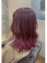 シェルビー 新宿(SHELBe)&nbsp;ピンクココアベージュ×艶[新宿/ベッドスパ/白髪ぼかし]