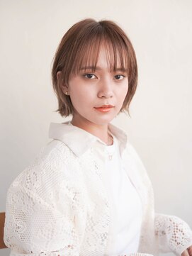 ジュール 大分(Joule) セクションカラー/ペールベージュ/透明感ボブ[大分駅]