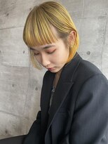 サラビューティーサイト 志免店(SARA Beauty Sight) 20代30代大人可愛いデザインカラーボブ☆山之内