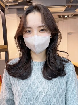 アルバム 池袋(ALBUM) ワンカールレイヤー_ショコラアッシュヘルシースタイル_ba434771