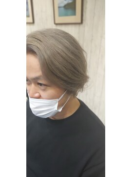 アース 菊名店(HAIR&MAKE EARTH) メンズブリーチミルクティーカラー
