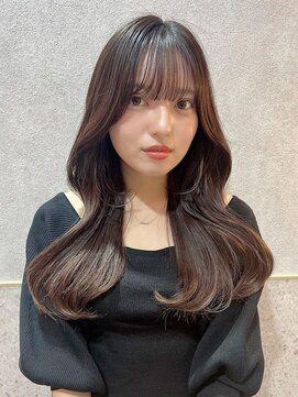 シーシンジュク 新宿南口(Sea shinjuku) 大人ガーリー/前髪/顔周りレイヤー×ブリーチなし韓国ヘア[新宿]