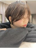 20代30代大人ガーリーショートヘアチョコレートモードショート