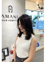 アマニ ヘアー ホスピタル(AMANI. HAIR HOSPITAL)&nbsp;軽やかなミディアムスタイル