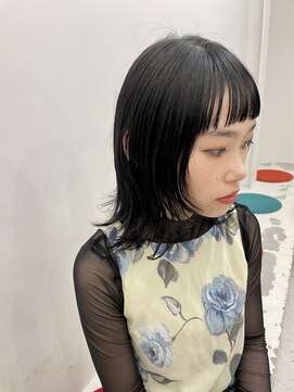 エンドリンク(endlink) ブラックカラーで大人ミディアム