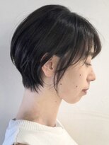 トト 船橋店(toto.)&nbsp;黒髪/グレーベージュ/レイヤーロング/前髪パーマ[西船橋/津田沼]