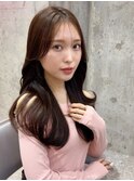 韓国風前髪×レイヤーカット【髪質改善/新宿/レイヤーカット】