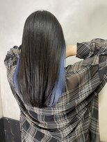 オーブ ヘアー アズール 吉祥寺店(AUBE HAIR azul) インナーカラー　水色