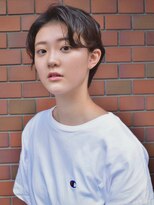 ウィローズ(WILLOW'S)&nbsp;大人可愛い20代30代40代黒髪前下がりショートボブ丸みショート◎