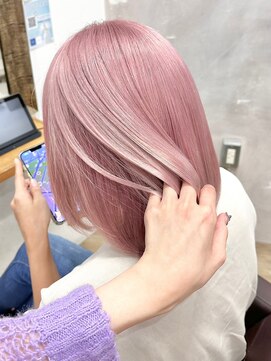 ロア 福岡天神本店(LORE) ダブルカラーベージュカラーケアブリーチカラーハイトーンカラー