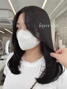 アイシー 表参道(ICY) 顔まわりをレイヤーカットでふわっと可愛く☆＊RINA