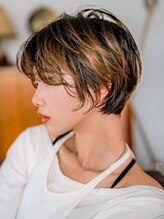 ベンジー 香椎店(benji) 大人パーマ×ショート