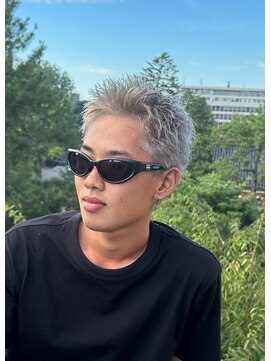 アンシェル(an-ciel) ホワイトシルバースパイキーショート