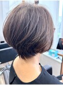 こなれミディアンブレラカラーベリーショートダークアッシュ